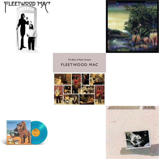Fleetwood Mac - Tango In The Night & Best Of Peter Green's Fleetwood Mac (2LP/140G) & Mystery To Me (Ocean-Blue LP Vinyl) (Rocktober) & Fleetwood Mac & Tusk (2LP)