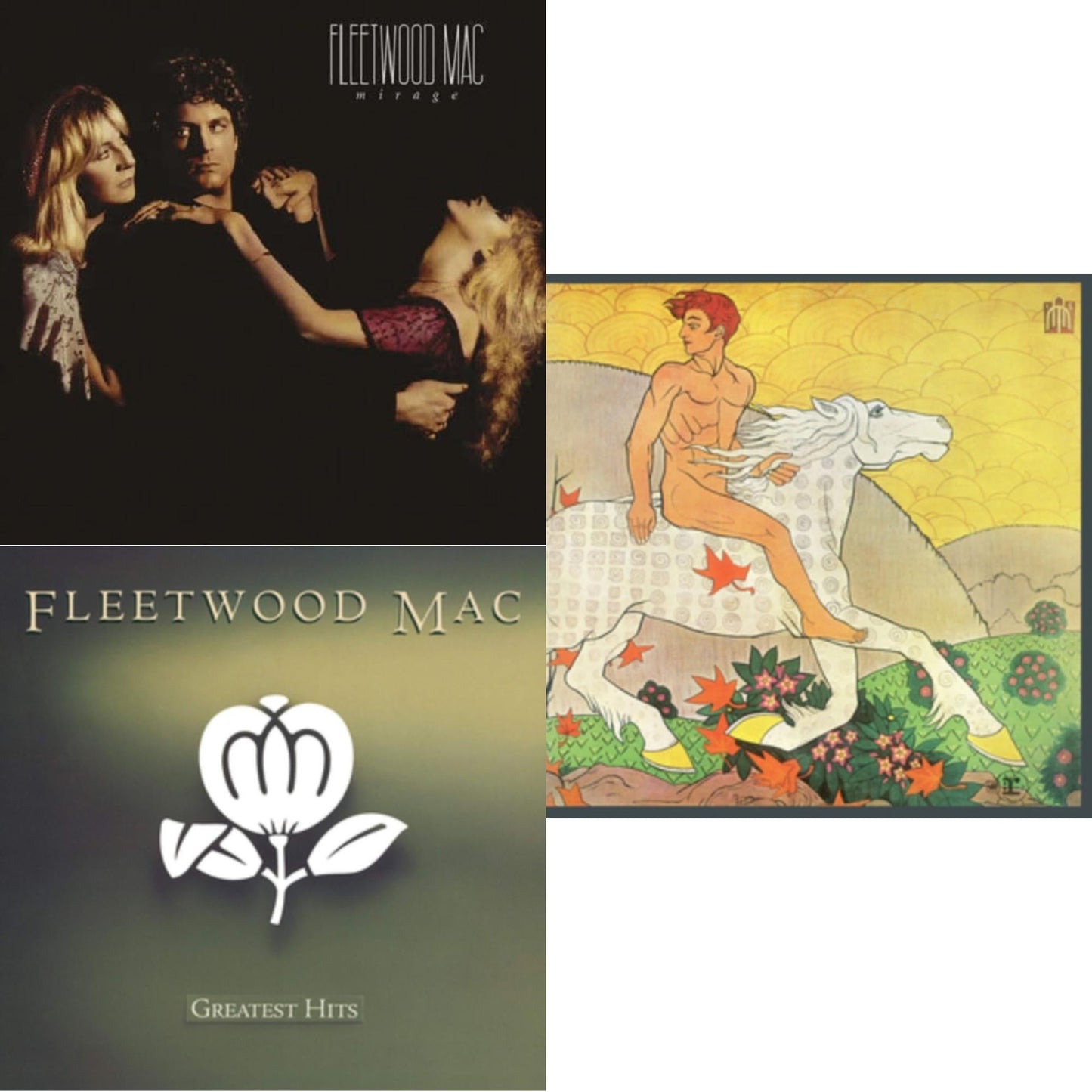 Fleetwood Mac - Mirage & Greatest Hits & Then Play On - LP Vinyl Bundle