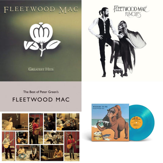 Fleetwood Mac - Greatest Hits & Rumours & Best Of Peter Green's Fleetwood Mac (2LP/140G) & Mystery To Me (Ocean-Blue LP Vinyl) (Rocktober)
