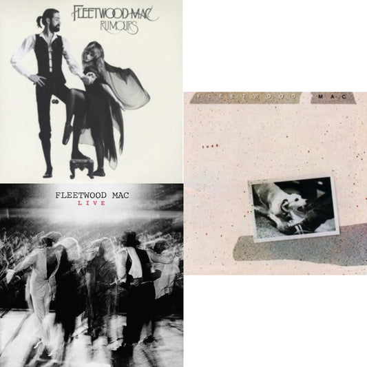 Fleetwood Mac - Rumours (2LP/45RPM/Deluxe) & Fleetwood Mac Live (Super Deluxe Edition/2LP/3CD/7Inch) & Tusk (2LP)