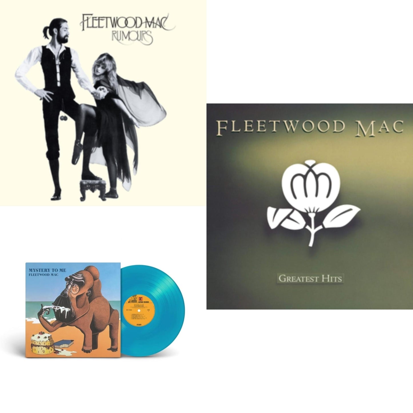 Fleetwood Mac - Greatest Hits & Rumours & Mystery To Me (Ocean-Blue LP Vinyl) (Rocktober)