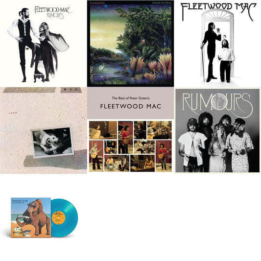Fleetwood Mac - Rumours & Tango In The Night & Fleetwood Mac & Tusk (2LP) & Best Of Peter Green's Fleetwood Mac (2LP/140G) & Rumours Live (2LP) & Mystery To Me (Ocean-Blue LP Vinyl) (Rocktober)