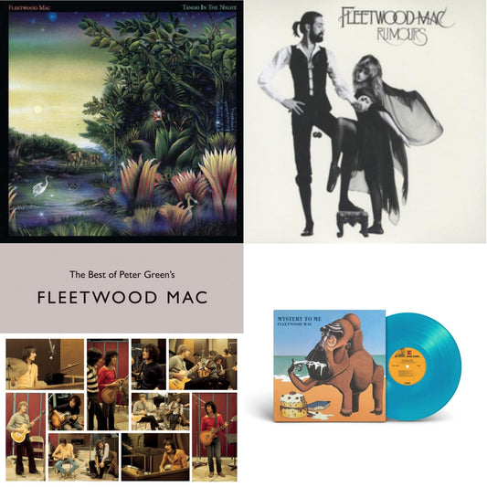 Fleetwood Mac - Tango In The Night & Rumours (2LP/45RPM/Deluxe) & Best Of Peter Green's Fleetwood Mac (2LP/140G) & Mystery To Me (Ocean-Blue LP Vinyl) (Rocktober)