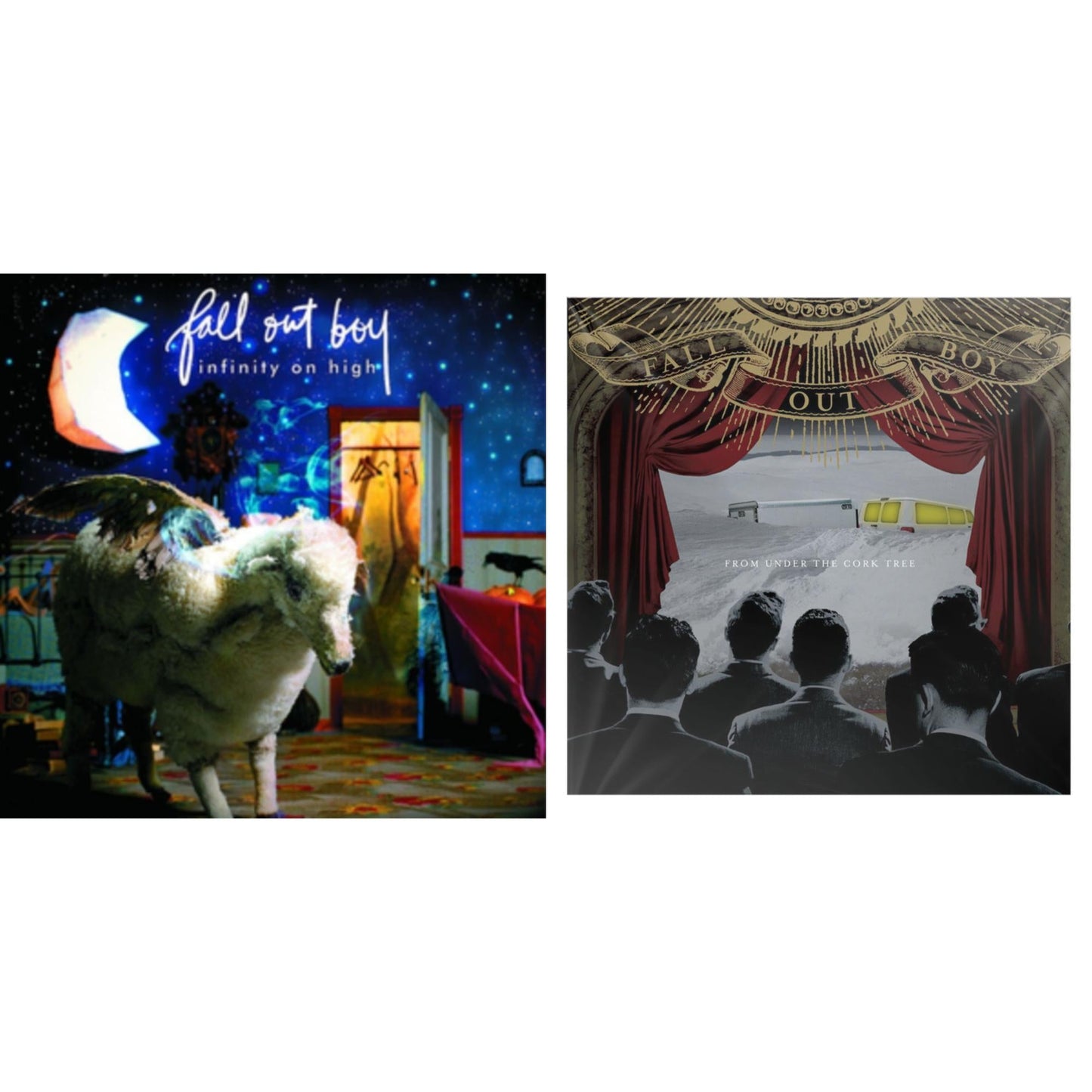 Fall Out Boy - From Under The Cork Tree & Infinity On High - LP Vinyl Bundle
