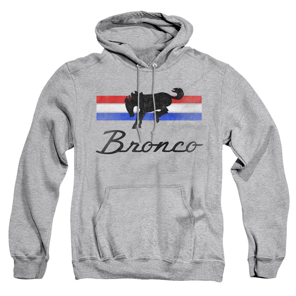 Ford Bronco Bronco Stripes Mens Hoodie Athletic Heather