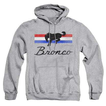 Ford Bronco Bronco Stripes Mens Hoodie Athletic Heather