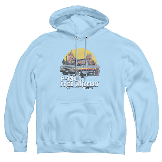 Ford Bronco F150 Desert Ride Mens Hoodie Light Blue Officially Licensed