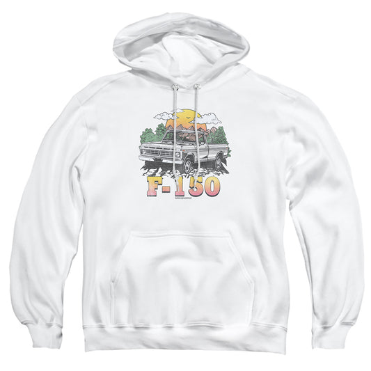 Ford Bronco F150 Mountain Ride Mens Hoodie White Officially Licensed