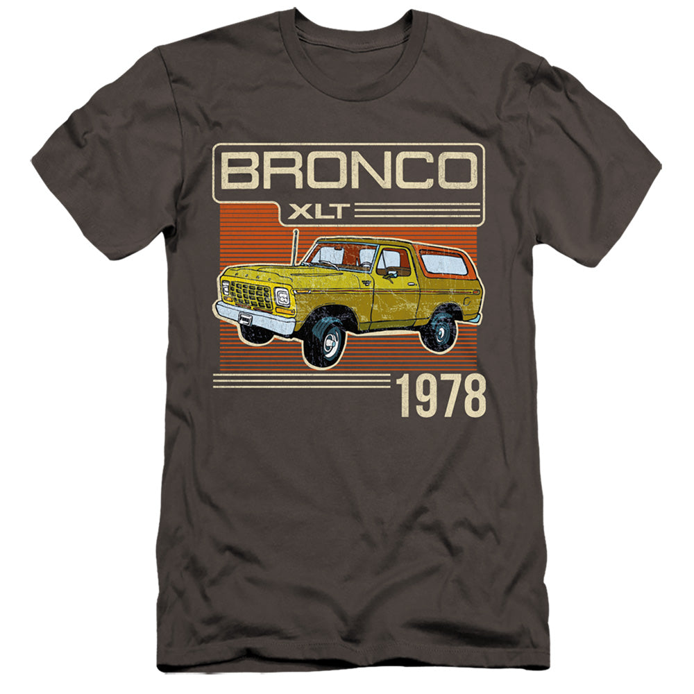 Ford Bronco Bronco 1978 Hbo Premium Bella Canvas Slim Fit Mens T Shirt Charcoal