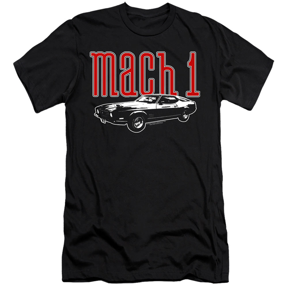 Ford Mustang Mach 1 Hbo Premium Bella Canvas Slim Fit Mens T Shirt Black