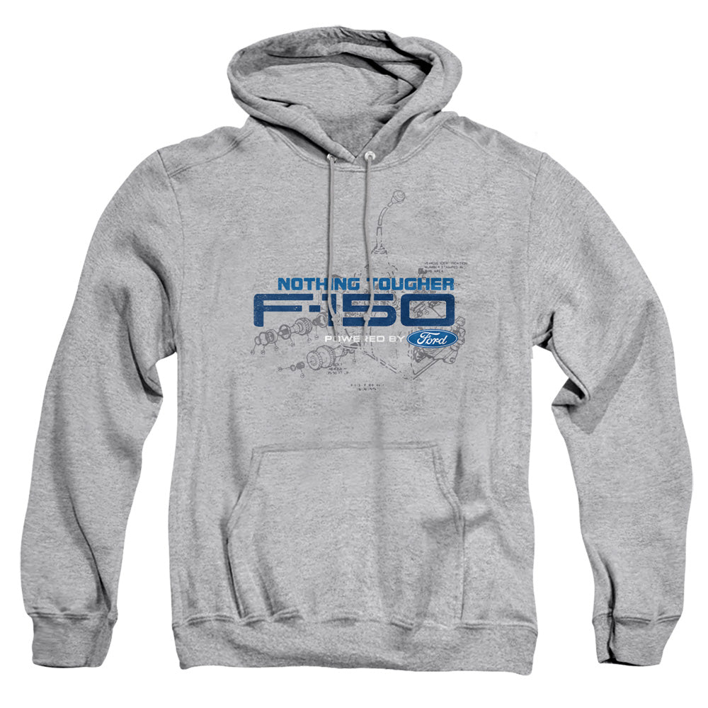 Ford Trucks Engine Schematic Mens Hoodie Athletic Heather