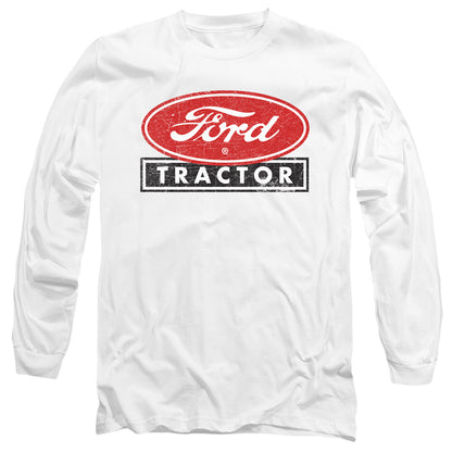 Ford Ford Tractor Mens Long Sleeve Shirt White Officially Licensed