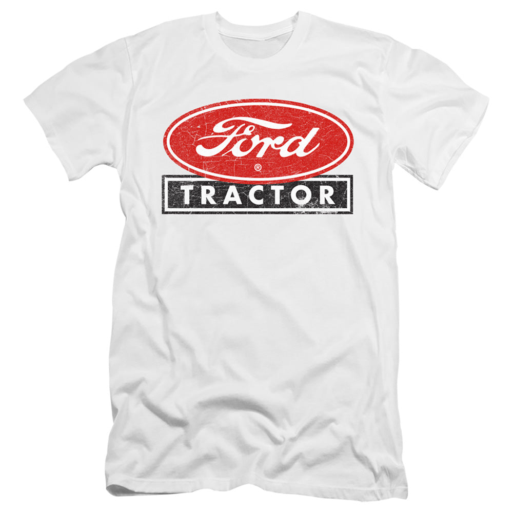 Ford Ford Tractor Hbo Premium Bella Canvas Slim Fit Mens T Shirt White