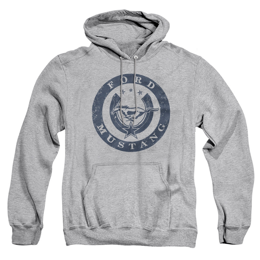 Ford Mustang Lucky Ford Mustang Mens Hoodie Athletic Heather