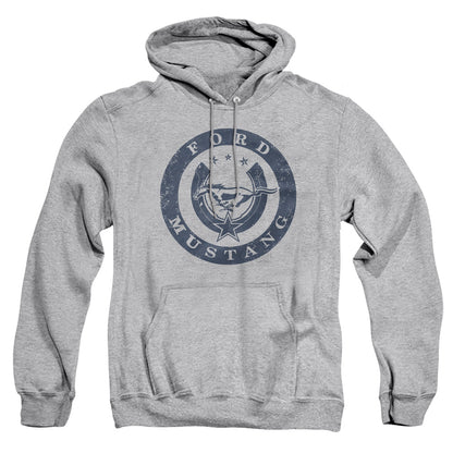 Ford Mustang Lucky Ford Mustang Mens Hoodie Athletic Heather