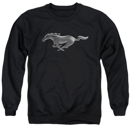 Ford Mustang Modern Mustang Mens Crewneck Sweatshirt Black