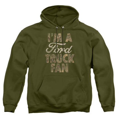 Ford Ford Truck Man Camo Mens Hoodie Military Green Officially Licensed