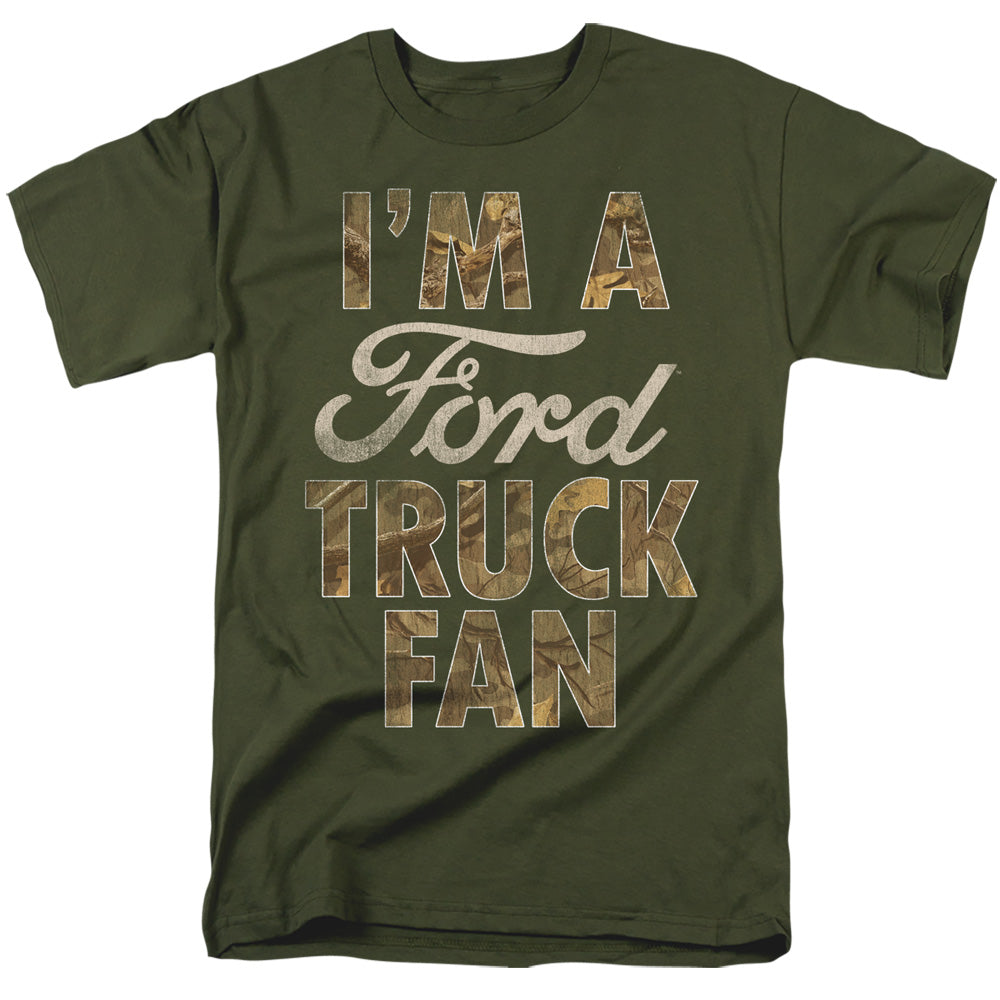 Ford Ford Truck Man Camo Mens T Shirt Military Green
