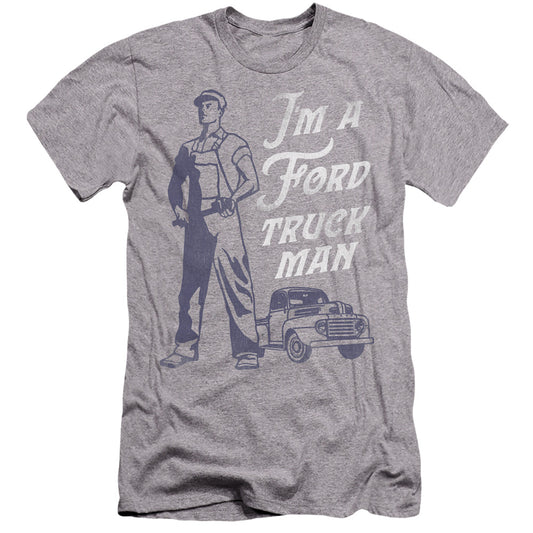 Ford Ford Truck Man Classic Hbo Premium Bella Canvas Slim Fit Mens T Shirt Athletic Heather