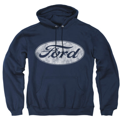 Ford Logo Mens Hoodie Navy Officially Licensed