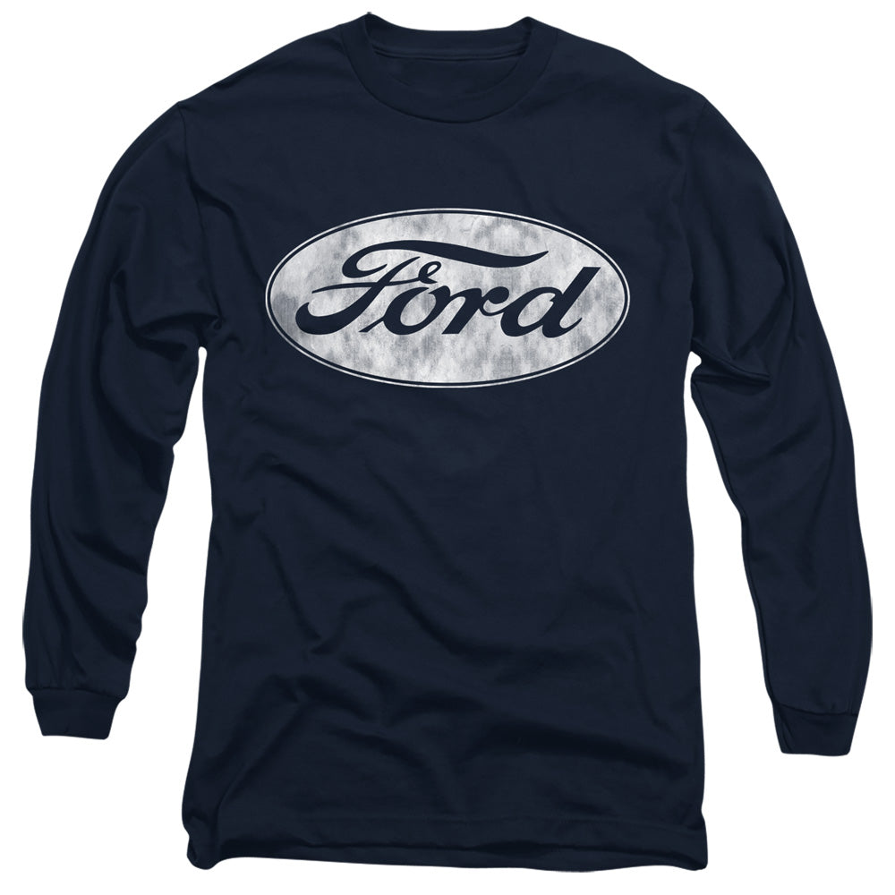 Ford Logo Mens Long Sleeve Shirt Navy