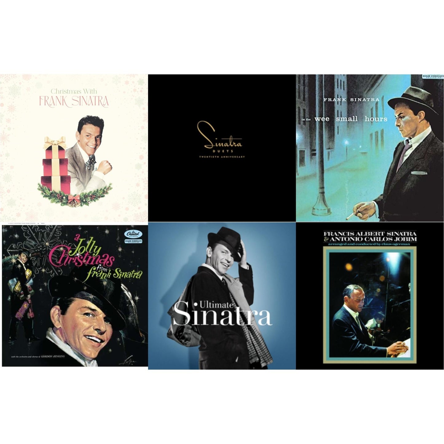 Frank Sinatra - Christmas With Frank Sinatra (150G/Opaque White LP Vinyl) & Duets & In The Wee Small Hours & Jolly Christmas From Frank Sinatra  & Ultimate Sinatra & Francis Albert Sinatra & Antonio Carlos Jobim