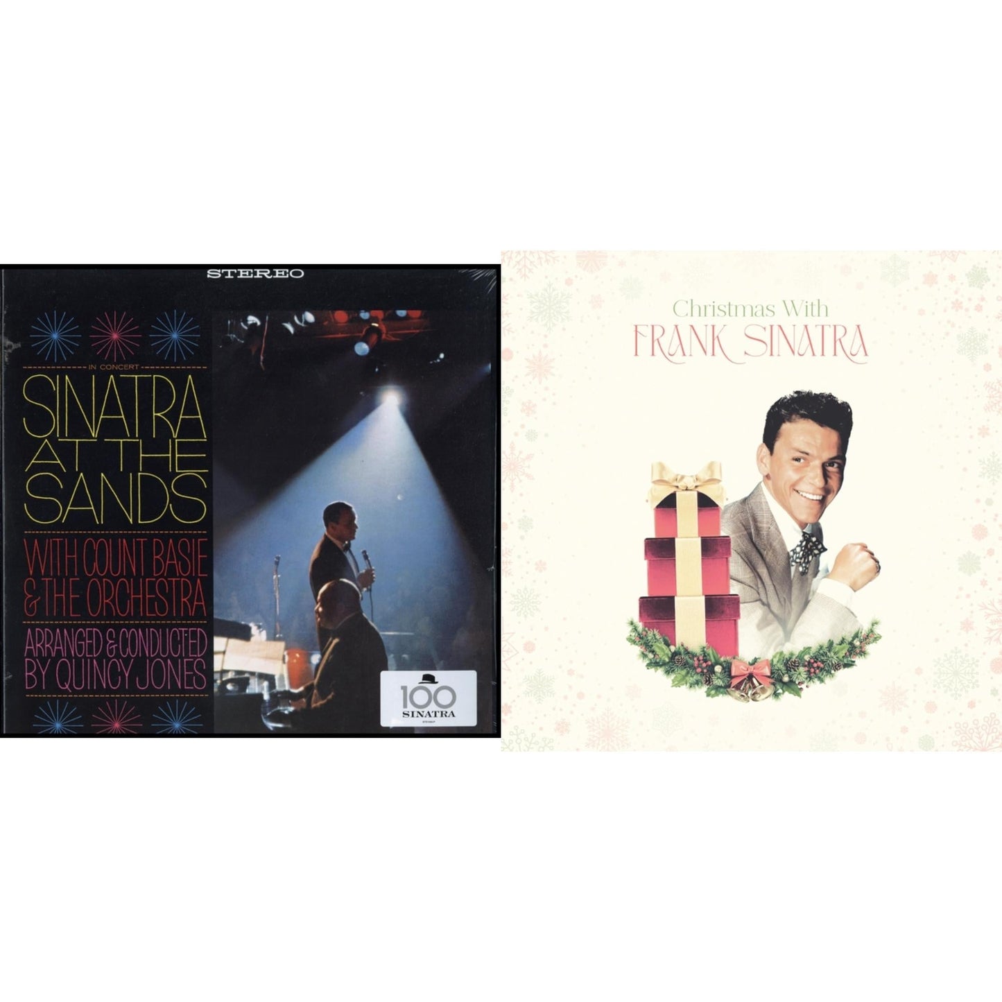 Frank Sinatra - Christmas With Frank Sinatra (150G/Opaque White LP Vinyl) & Sinatra At The Sands