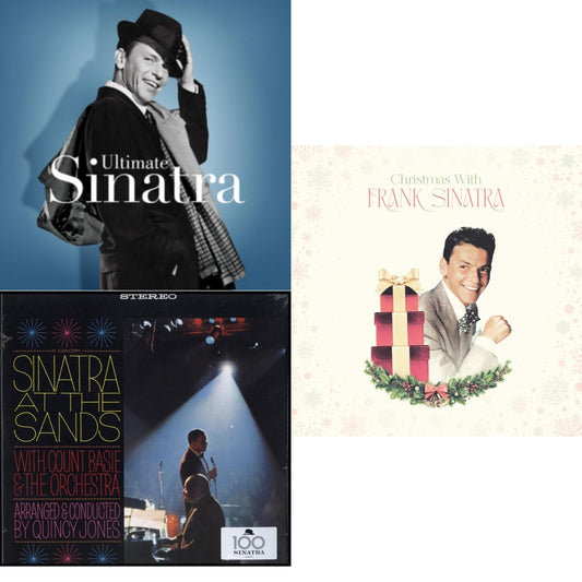 Frank Sinatra - Christmas With Frank Sinatra (150G/Opaque White LP Vinyl) & Ultimate Sinatra & Sinatra At The Sands