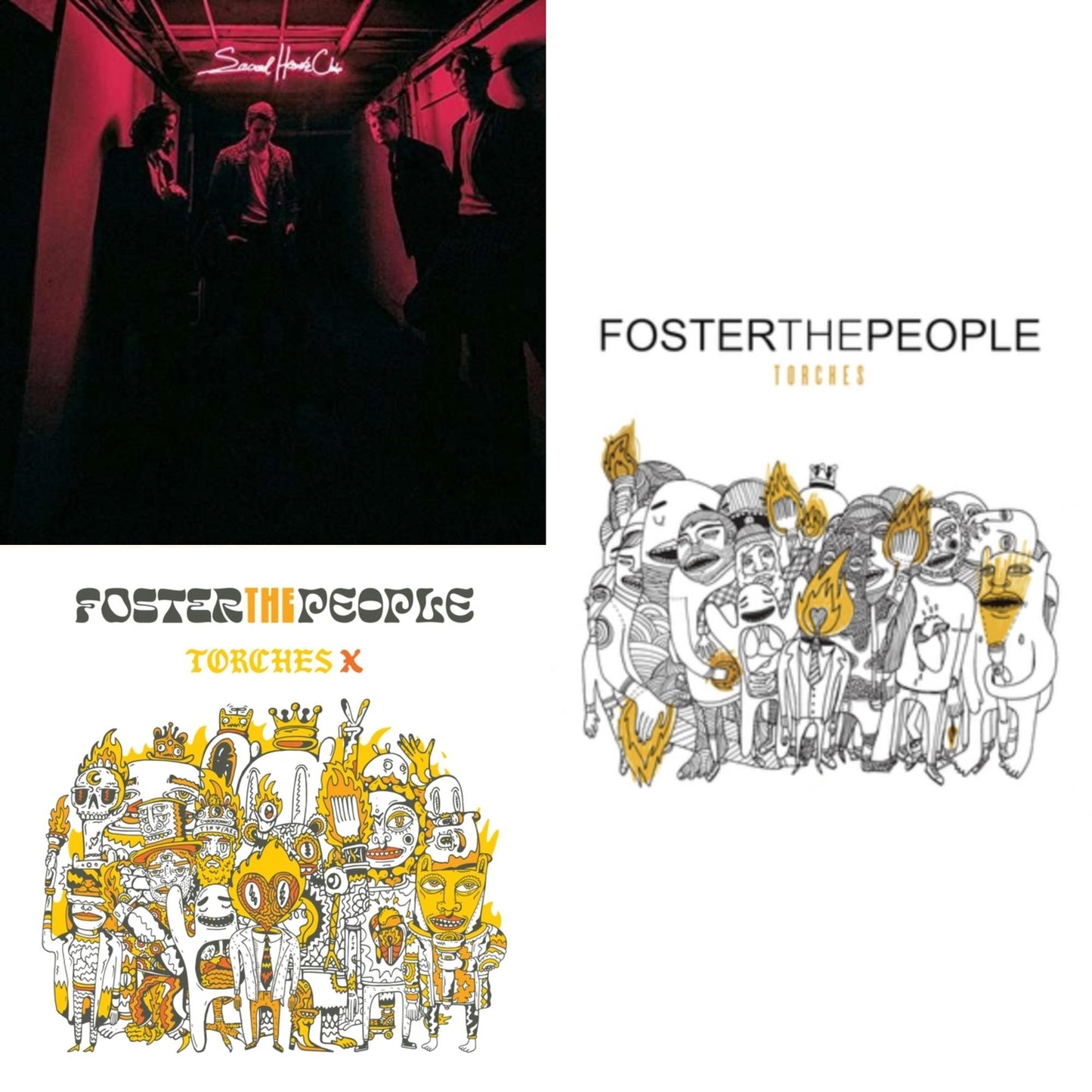Foster The People - Torches X (Deluxe Edition/2LP) & Torches (Dl Card) & Sacred Hearts Club (150G/Dl Card)