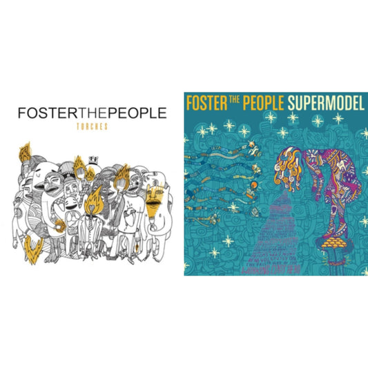 Foster The People - Torches (Dl Card) & Supermodel (180G) - LP Vinyl Bundle