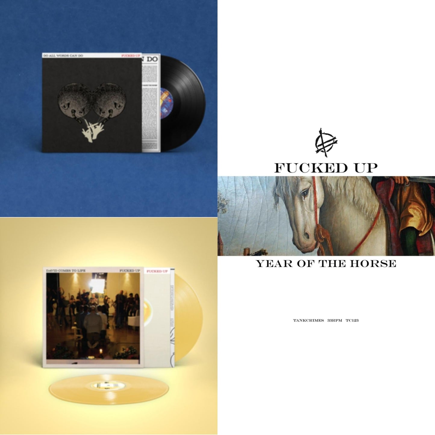 Fucked Up - Do All Words Can Do & David Comes To Life (Yellow Vinyl/2LP) & Year Of The Horse