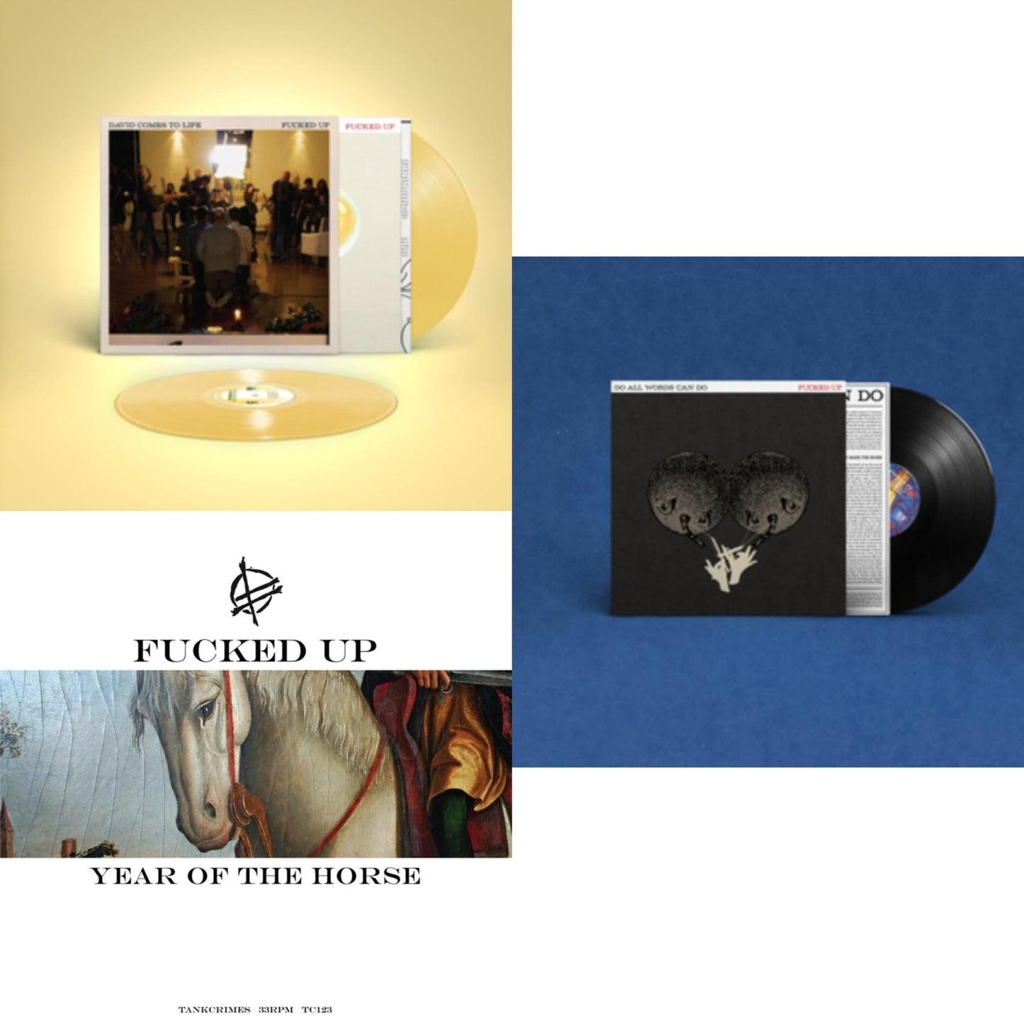 Fucked Up - Do All Words Can Do & David Comes To Life (Yellow Vinyl/2LP) & Year Of The Horse