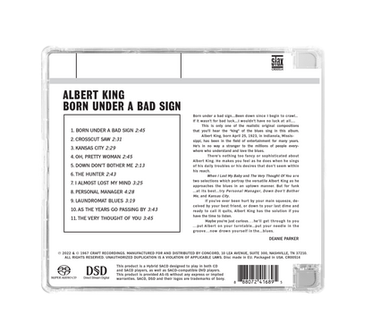 Born Under A Bad Sign Music CD