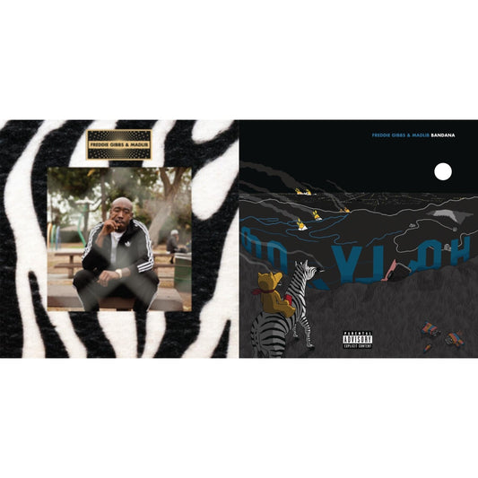 Freddie & Madlib Gibbs - Bandana (X) (150G) & Pinata - LP Vinyl Bundle