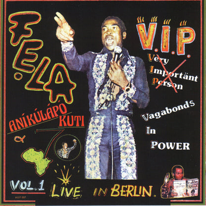 Fela Kuti – V.I.P. (LP Vinyl) Vinyl Record