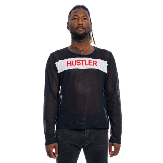 Fight Club Tyler Durden Hustler Mesh Mens Costume Shirt