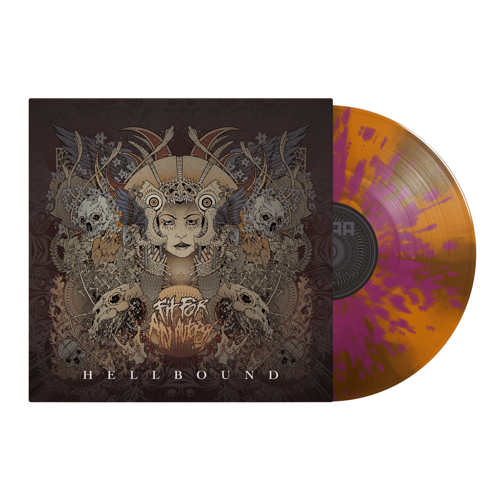 Fit For An Autopsy - "Hellbound" Pinwheel Splatter Vinyl Record