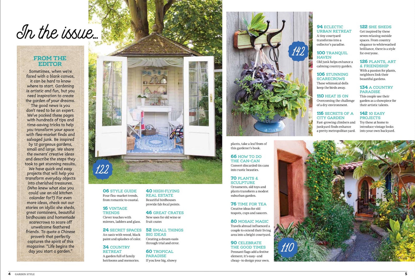 Flea Market Garden Style - 287 Quick & Easy Ideas: Junk to Treasure Salvage Secrets, How To Get The Look with Bargain Finds, DIY Projects: Containers, Borders, She Sheds & Birdhouses