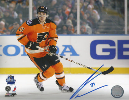 James Van Riemsdyk 2012 Winter Classic Autographed Philadelphia Flyers Hockey Photo
