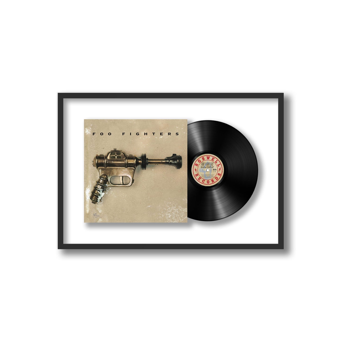 Foo Fighters Framed Vinyl Record