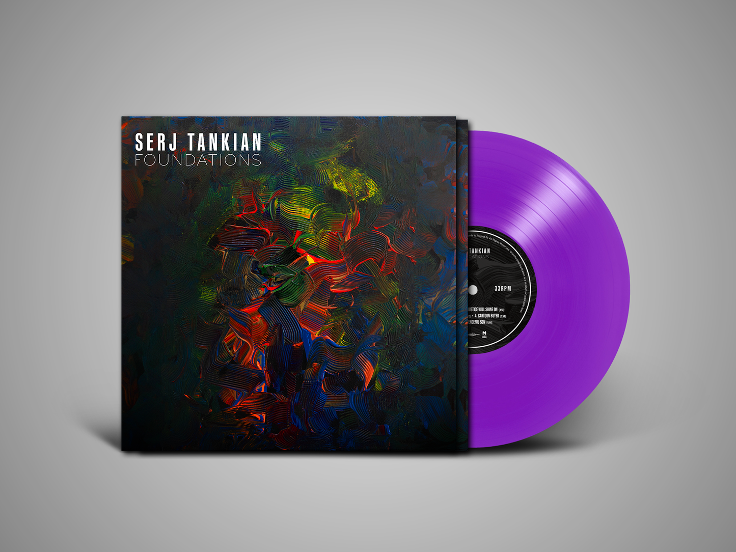 Serj Tankian 'Foundations' EP (Limited Edition – Purple w/Etched B-Side Vinyl) Vinyl Record