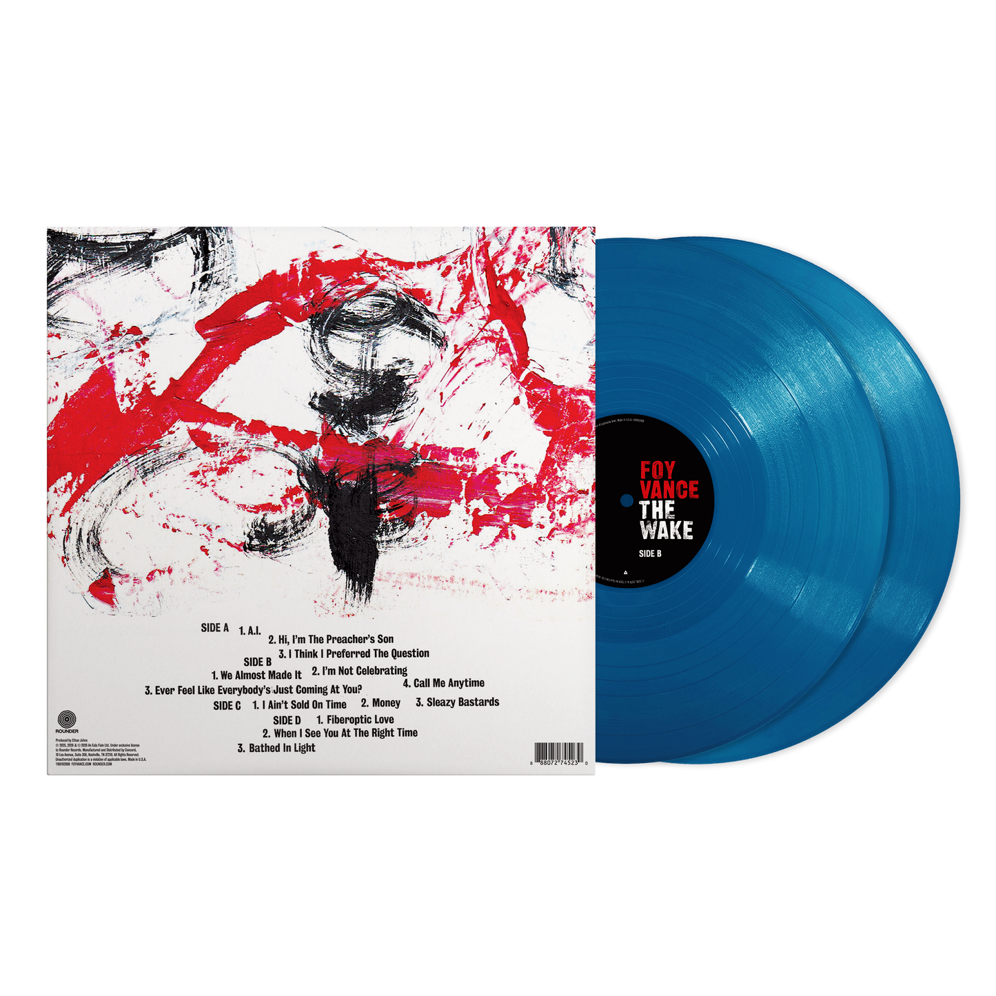 The Wake - Bathed In Blue Vinyl Record 2LP
