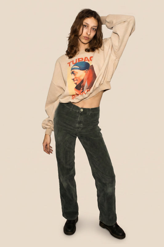 Tupac Shakur Womens Crewneck Sweatshirt Officially Licensed