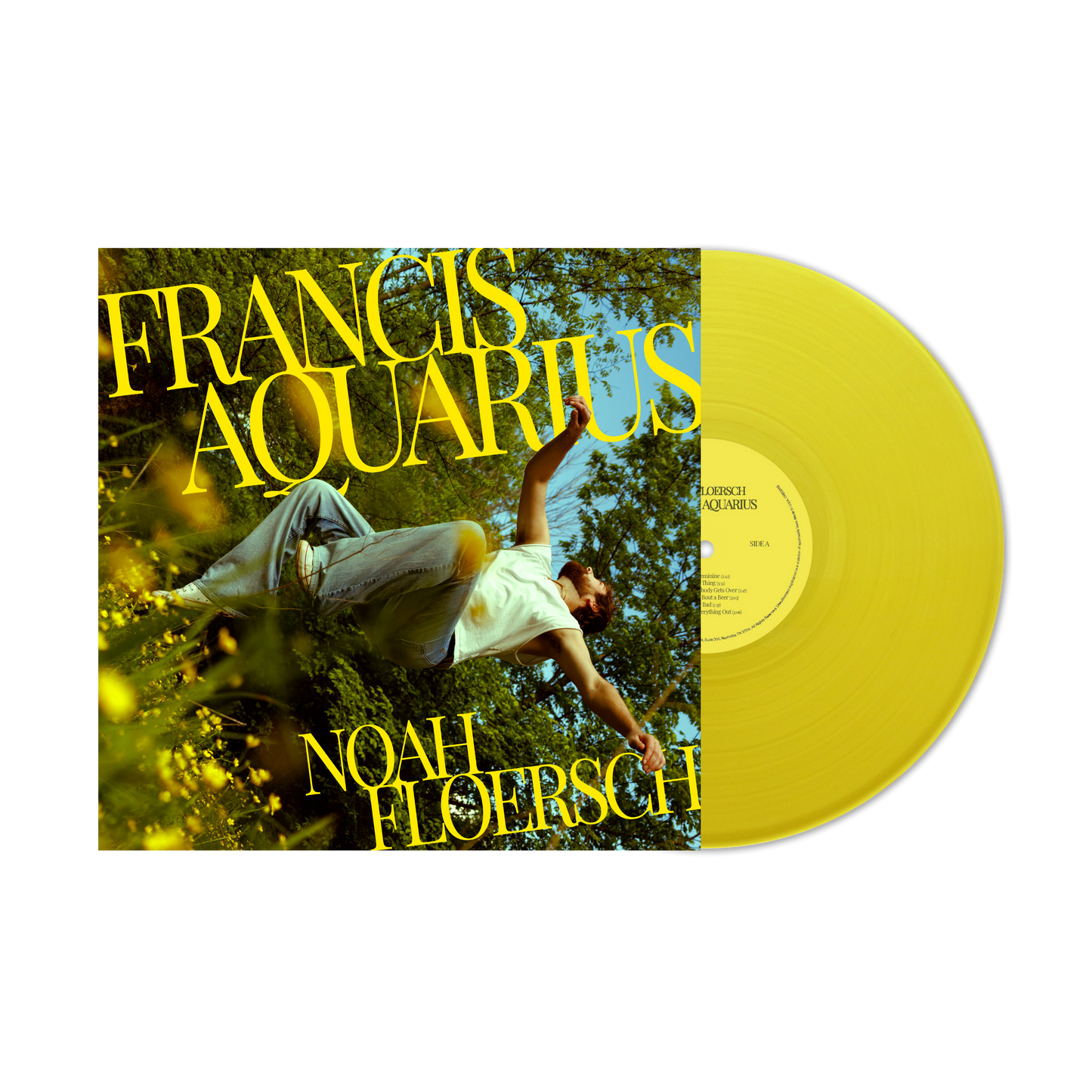 Noah Floersch - Francis Aquarius - "Aquarius Yellow" Vinyl Record