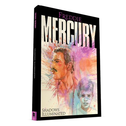 Freddie Mercury Shadows Illuminated Hardcover Book