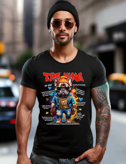 Frenchie The King Art T-Shirts | GM Trademark