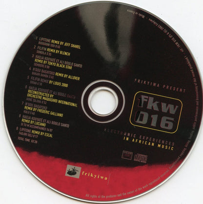 Frikyiwa – Electronic Experiences In African Music Music CD