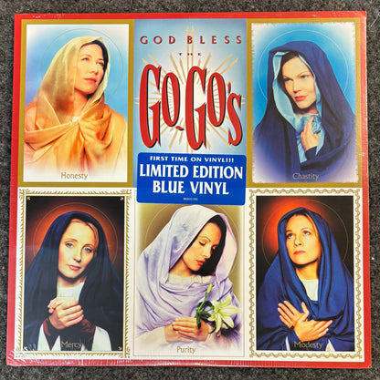 GO-GO'S - GOD BLESS THE GO-GO'S (BLUE Color Vinyl) LP Record