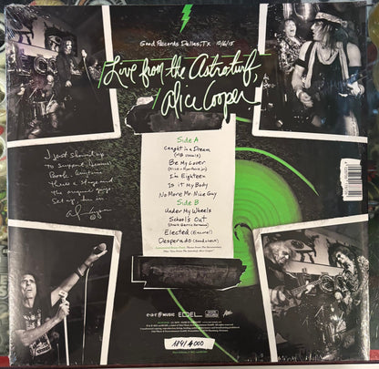 ALICE COOPER - Live From The Astroturf (Color Vinyl) LP Record + DVD