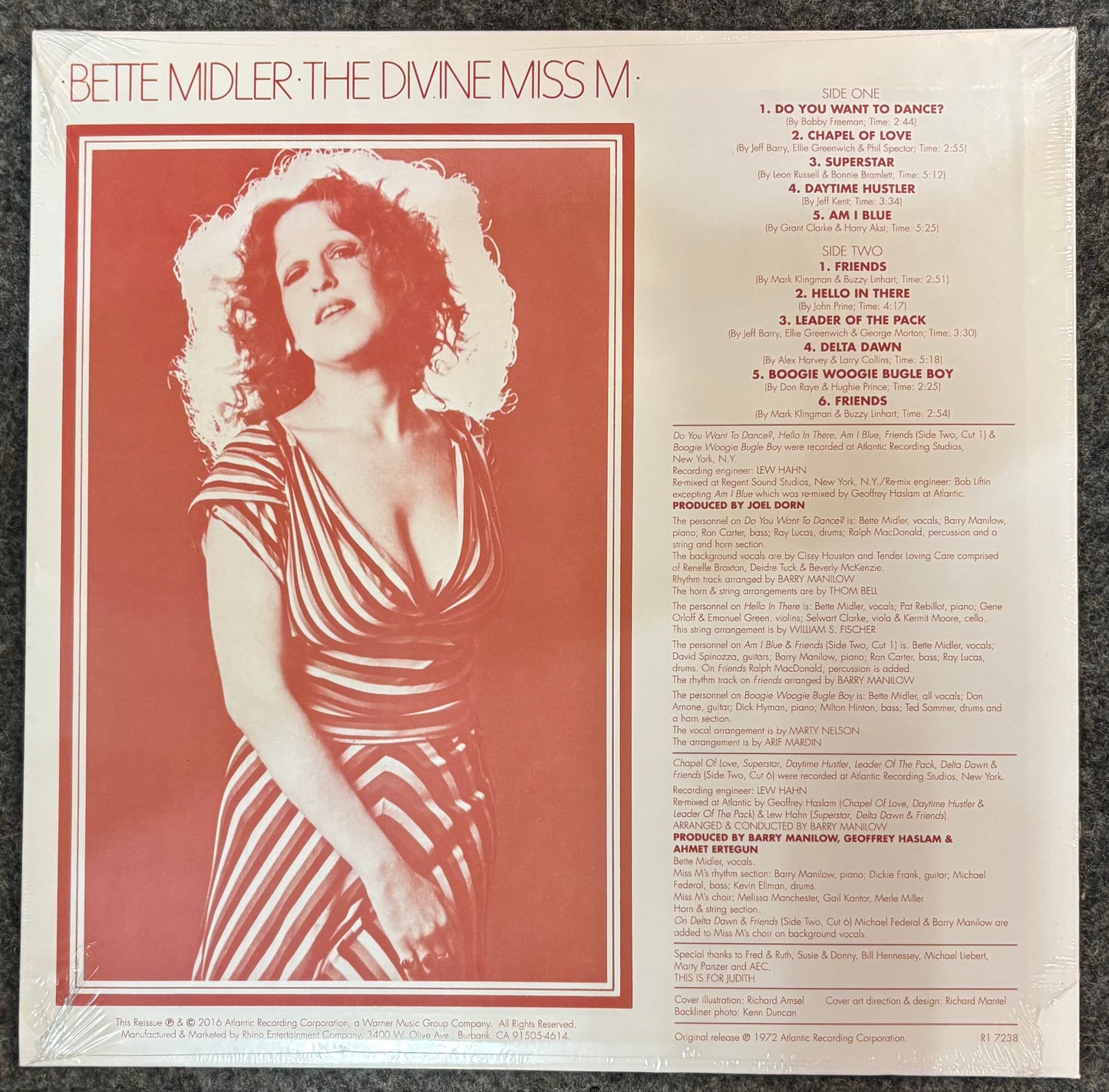 MIDLER, BETTE- The Divine Miss M [180G] Vinyl LP Record
